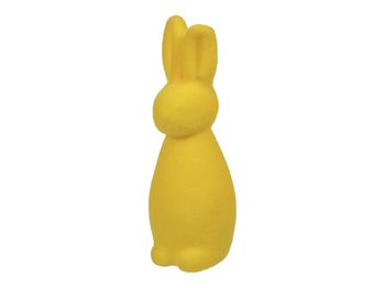 pc. 1 flock rabbit/standing yellow 20 cm