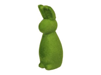 pc. 1 flock rabbit/standing green 20 cm