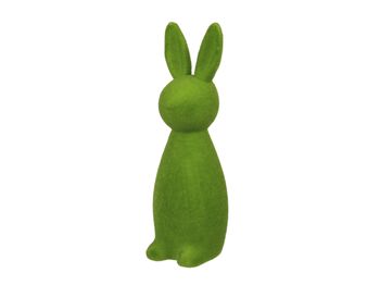 pc. 1 flock rabbit/standing green 31 cm