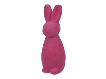 pc. 1 flock rabbit/standing pink 20 cm