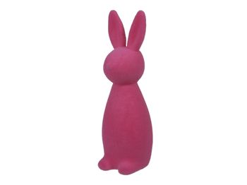 pc. 1 flock rabbit/standing pink 31 cm