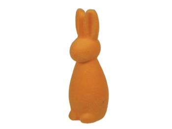 pc. 1 flock rabbit/standing orange 20 cm