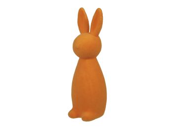 pc. 1 flock rabbit/standing orange 46 cm