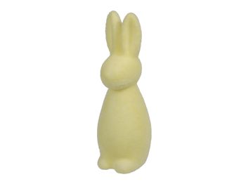 pc. 1 flock rabbit/standing light yellow 20 cm