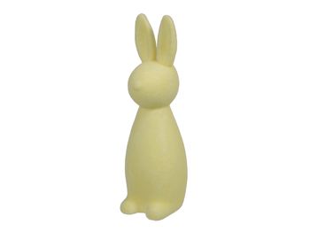 pc. 1 flock rabbit/standing light yellow 31 cm