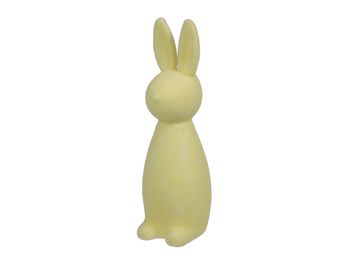 pc. 1 flock rabbit/standing light yellow 46 cm