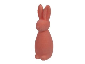 pc. 1 flock rabbit/standing soft orange 20 cm