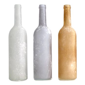 Bottle glass Ø7.5x31.5cm 1pc Mixed colours