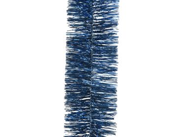 Kerstboom guirlande pvc Blauw dia7.5x270cm