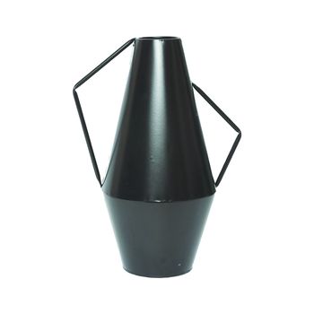 Vase Cadiz Metal 23x16x31cm Black