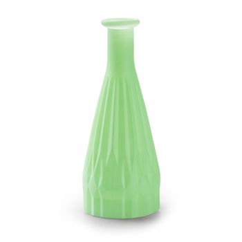 Flaschenvase 'patty' Glas matt mint h21 d8,5 cm
