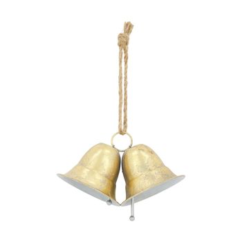 Hanger bells metal 23x12.5x14/32cm Gold