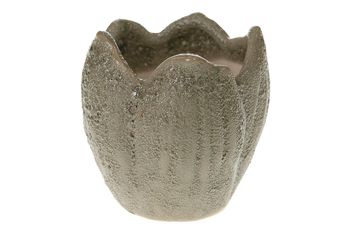 Pot ceramic Ø8.5x9cm Ocher