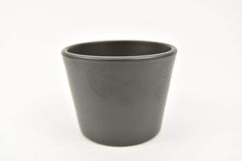 Konische pot antraciet mat 8 cm serie 440