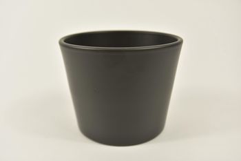 Konische pot antraciet mat 12 cm serie 440