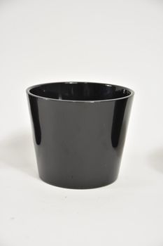 Konischer Topf schwarz glänzend 13 cm Serie 440
