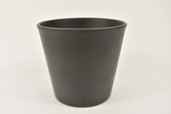 Konische pot antraciet mat 15 cm serie 440