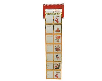 Rol 60 Sticker papier ''van, voor'' xmas goud 5x6x3,5cm