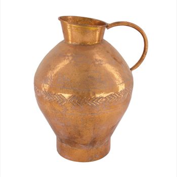 Vase metal 26.6x23.5x32.5cm Copper-wash