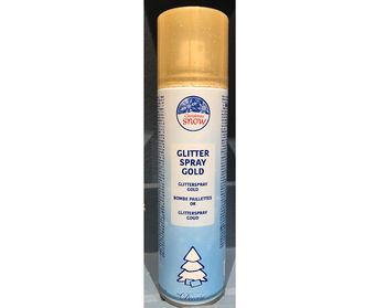 Glitterspray goud 150ML