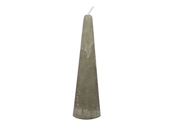 pc. 1 cone candle frosted 28 hrs. Mint 50x200mm