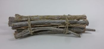 Poplar and Skinny Wood Bundle 50*15 CM WHITE WASHED