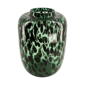 Vase glass Ø24x34cm Green