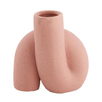 Vase porcelain 10.3x6.5x11.5cm Pink