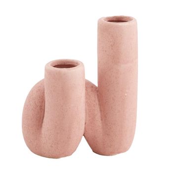 Vase porcelain 10.2x5.8x12.5cm Pink