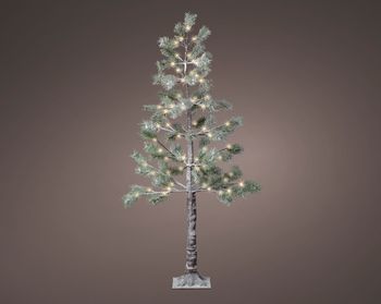 Boom snowy pine op stam groen/warm wit 40x150cm 72LED