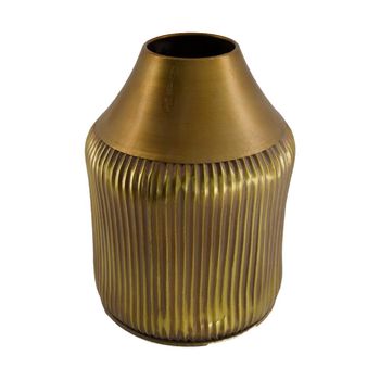 Vase metal Ø19x29cm Bronze