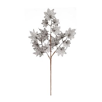 Branch maple leaf artificial 76x25x3cm Black