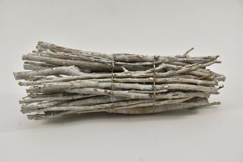 Poplarwood bundle 30x15cm WHITE WASHED