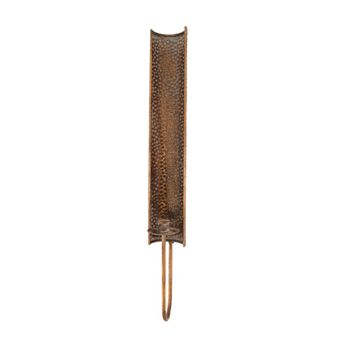 Candle holder metal 8.5x11.5x65cm Antique Copper-wash