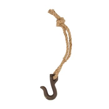 Hook iron 2x6x9.3cm Dark brown