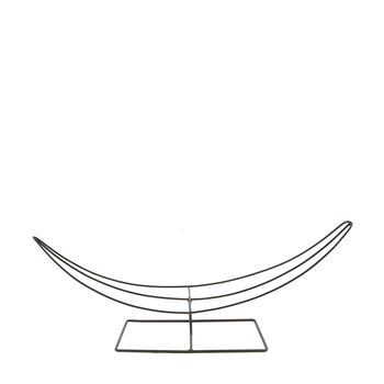 Statue frame metal 58x16x22cm Black