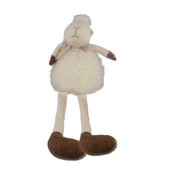 Statue sheep fabric 20x17x58cm