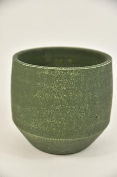 Pot "CAMILLA" Green-Brick 16x14cm