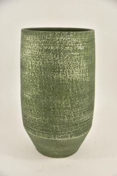 Vase "CAMILLA" Grün-Ziegel 23x40cm