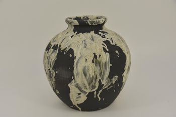 Jar Volcanic 26x23 Black