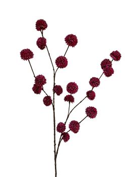 pompom spray sm 100 cm burgundy