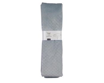 Polyester Tafelkleed Velvet Quilt Blue Mist 140x250cm
