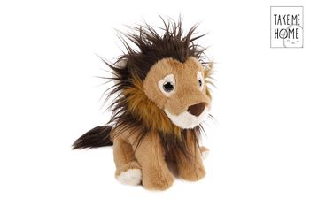 Take Me Home leeuw pluche staand met lange haren 28cm