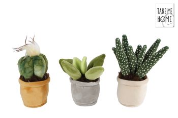 Take Me Home plant pluche S 3 assortie 12-17cm