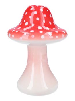 Vaas Paddenstoel Toadstool Rood D14.5 H21.2 cm Keramiek