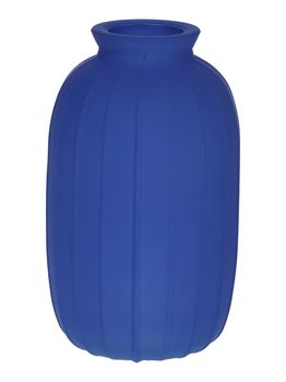 Glass bottle Carmen d4/7xh12 cobalt blue matt