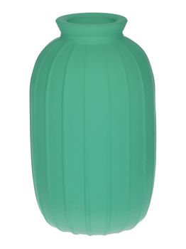 Glass bottle Carmen d4/7xh12 turquoise  matt