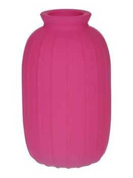 Glass bottle Carmen d4/7xh12 fuchsia matt