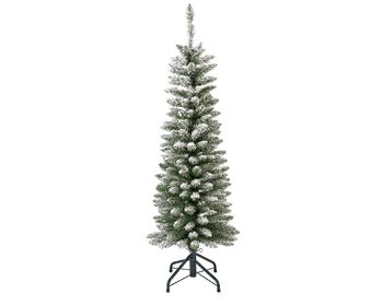 Pencil Pine tree snowy green/white D45 H150 cm