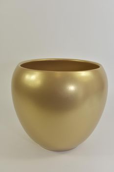 Bloempot Bowl, 27 cm - Goud